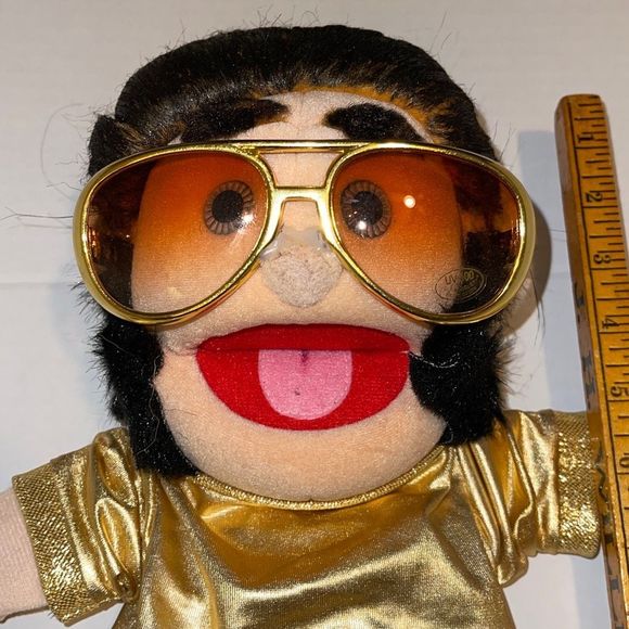 Elvis? Hand Puppet Adult Man 15” Hand Puppet Story Time - Picture 5 of 14